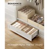 Set of 4 Drawer Organizers, Closet Organizers for Underwear, 80 Cells, Foldable Sock Holders - 2 of 4