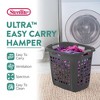 Sterilite Ultra Easy Carry Laundry Basket, 2.1 Bushel with Handles, Grey, 4 Pack - 3 of 4