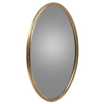 Cast Oval Decorative Wall Mirror Gold - Threshold™ designed with Studio McGee