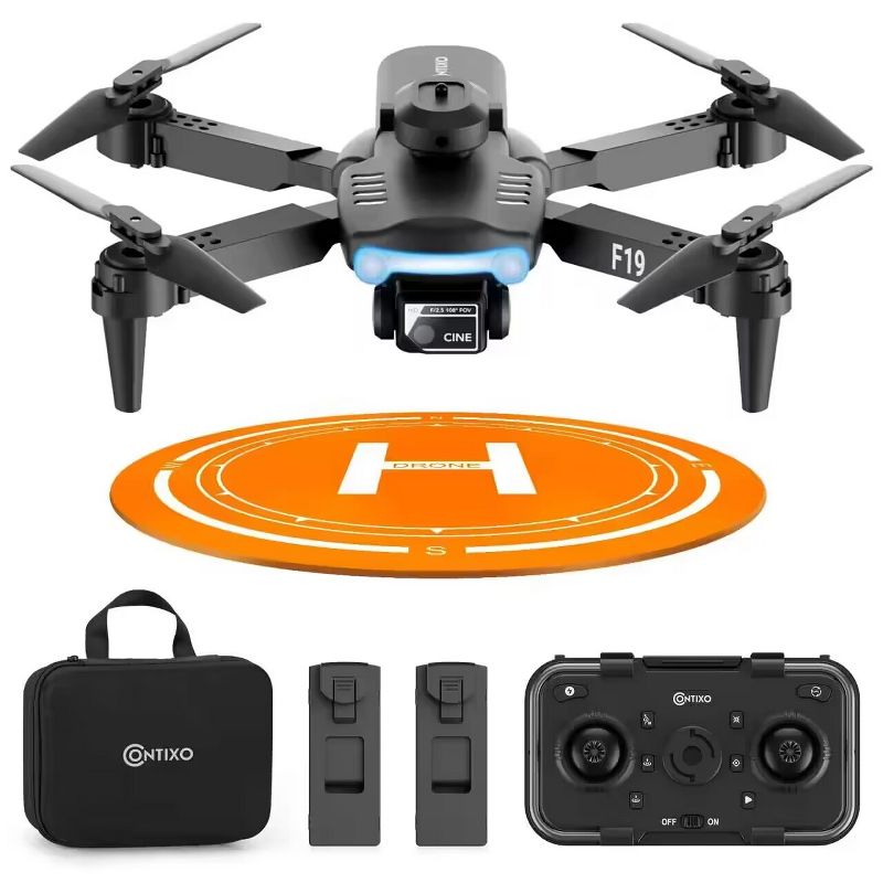 Contixo F19 drone with 1080P Camera – RC Quadcopter with Obstacle Avoidance, Follow Me, Waypoint Fly, Altitude Hold, Headless Mode, 20 Min Flight, 1 of 16