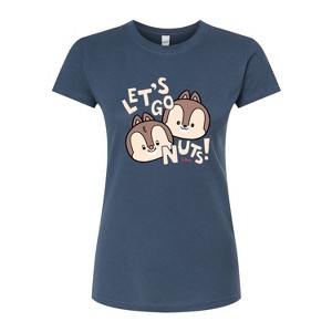 Women's - Disney - Let's Go Nuts Juniors Fitted Graphic T-Shirt - 1 of 3