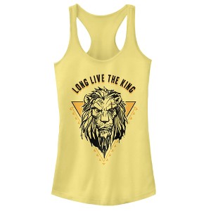 Juniors Womens Lion King Live Scar Racerback Tank Top - 1 of 3
