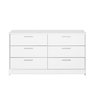 White Pine 6-Drawer Double Dresser with Safety Features