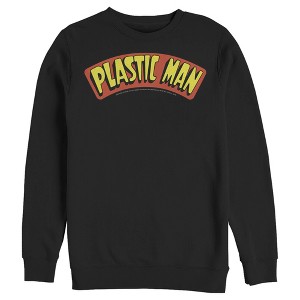 Men's Justice League Plastic Man Logo Sweatshirt - 1 of 3