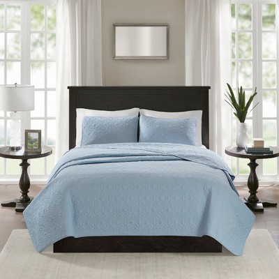 Elegant Reversible Bedspread Set, Classic Stitch Pattern Rich Depth and Texture Bedding Set, All Season Home Textile fits Lux Bedroom Decor