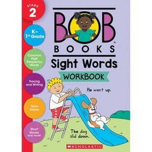 Bob Books - Sight Words Workbook Phonics, Writing Practice, Ages 4 and Up, Kindergarten, First Grade (Stage 2: Emerging Reader) - (Paperback) - 1 of 1