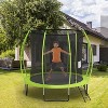 FDW 8/10/12/14FT Trampoline with Enclosure Net Outdoor Jump Rectangle Trampoline - ASTM Approved-Combo Bounce Exercise Trampoline - 2 of 4