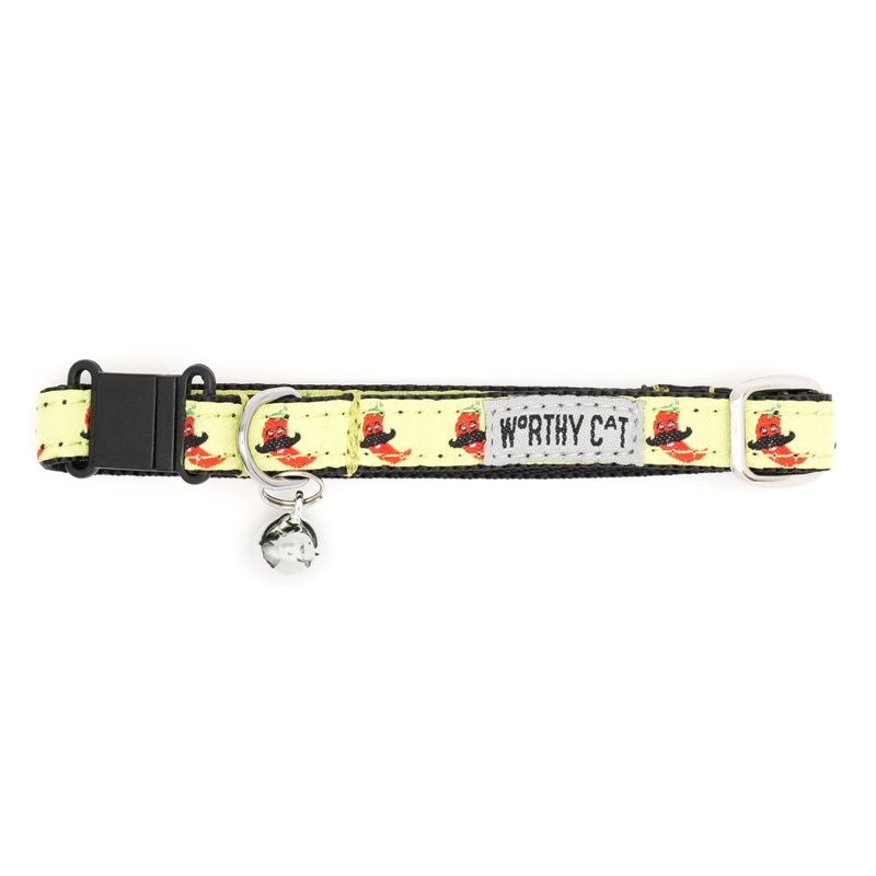 The Worthy Dog Chili Pepper Breakaway Adjustable Cat Collar, 3 of 4