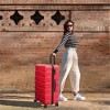 BEAFUP Luggage Sets ABS+PC Hardshell 3pcs Luggage Hardside Lightweight Durable SuitcaseSpinner Wheels Suitcase with TSA Lock (20/24/28), Red - 2 of 4