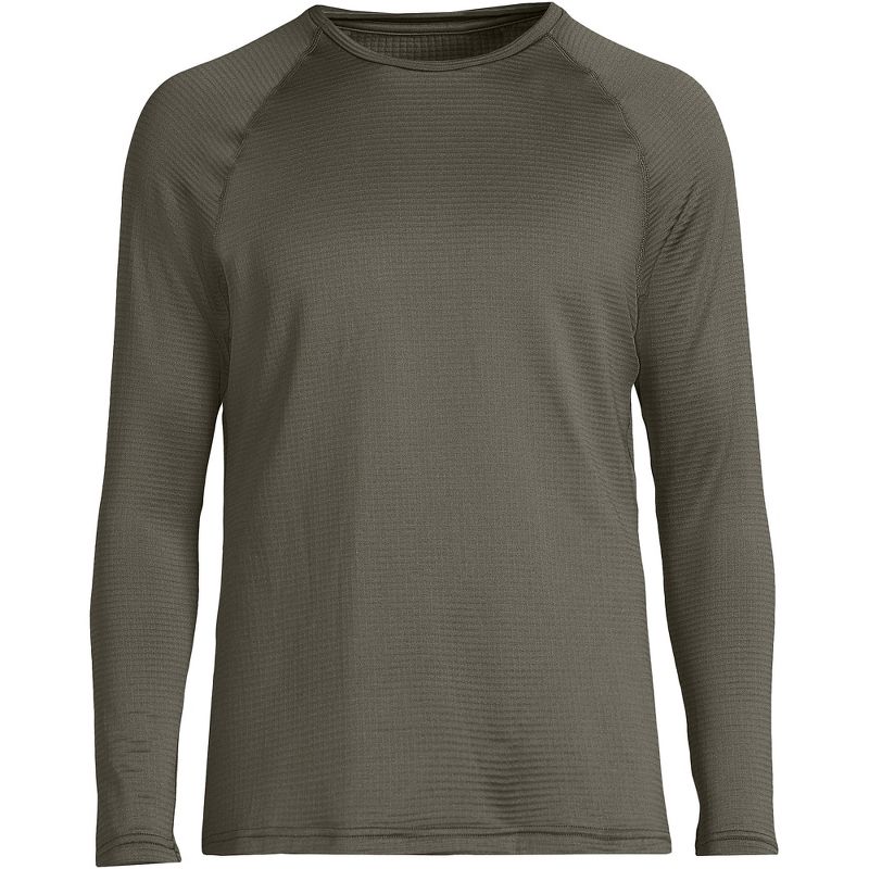 Lands' End Men's Long Sleeve Crew Neck Expedition Thermaskin Long Underwear Top, 3 of 4