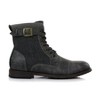 Polar Fox Mens Elijah MPX808566 Duo-Texture Cap-Toe Combat Boots with Zipper Closure - 2 of 4