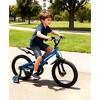 SKONYON Durable 16"/18" Kids Bike with Adjustable Seat, Dual Brakes, Suspension, Training Wheels and All-Terrain Tires for Ages 4–9 - 2 of 4