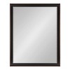 Kate and Laurel Havana Plastic Rectangle Mirror, 25x31, Black - 2 of 4