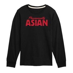 Boys' - Instant Message - Phenomenally Asian Long Sleeve Graphic T-Shirt - 1 of 4