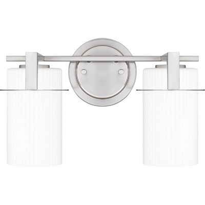 Quoizel Lighting Seymour 2 - Light Vanity in  Brushed Nickel