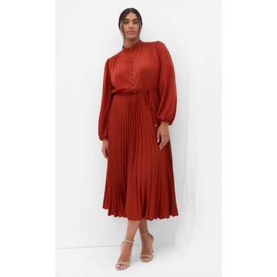 Women's Plus Size Oasis Dress - cinnamon | CITY CHIC
