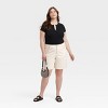 Women's High-Rise 90's Baggy Denim Bermuda Shorts - Universal Thread™ - 3 of 3