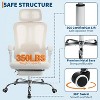 Ergonomic Office Chair with Adjustable Lumbar Support & Footrest, High-Back Mesh Computer Chair, 400LB Capacity for Home, Office, and Gaming - 4 of 4