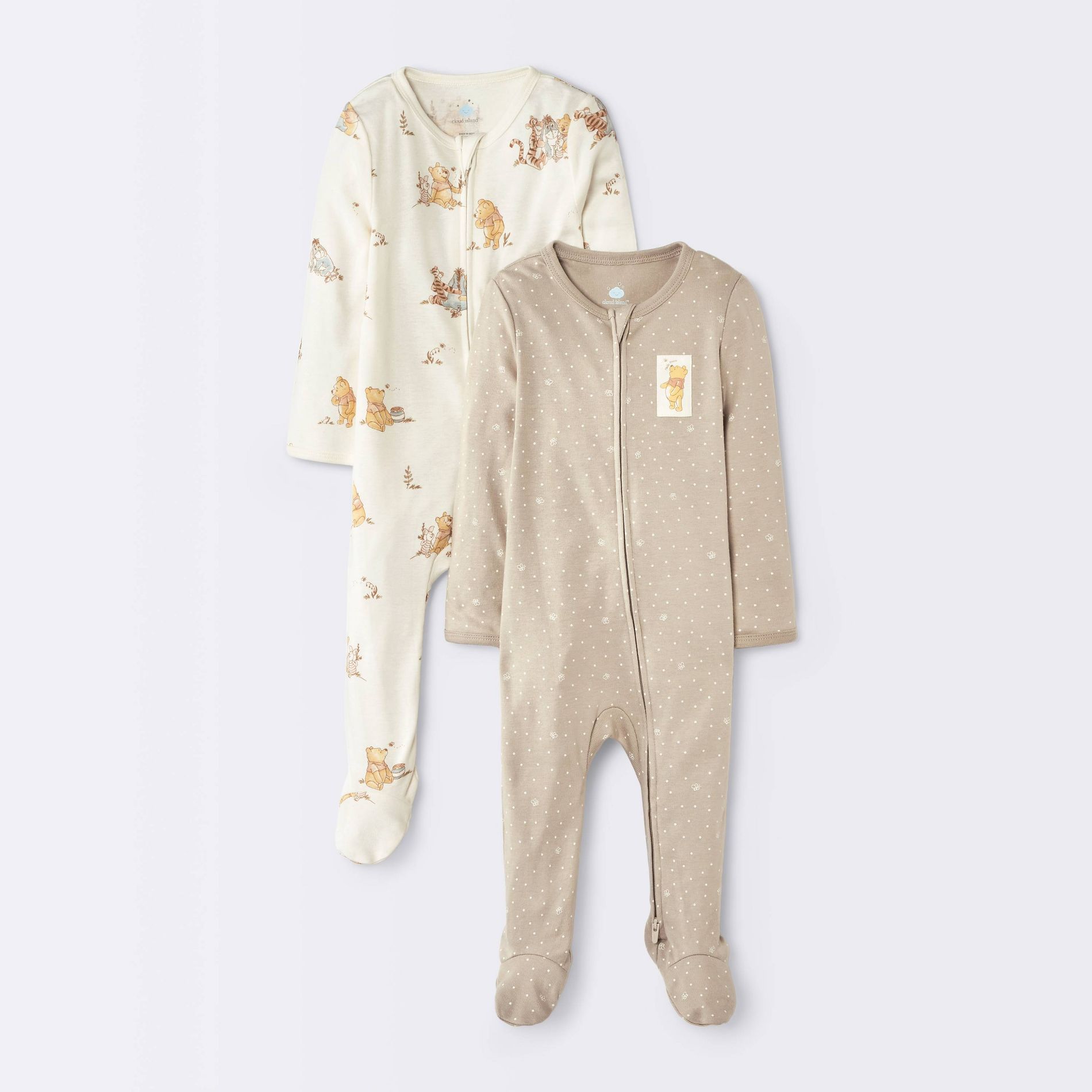 Baby 2pk Winnie the Pooh Sleep N' Play Pajama - Cloud Island™