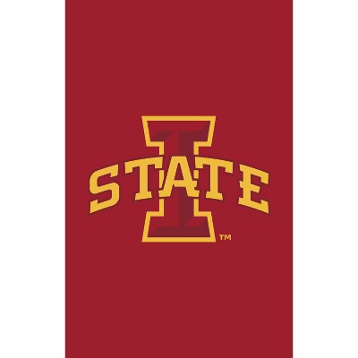 Iowa State University Garden Applique Flag- 12.5 x 18 Inches Outdoor Sports Decor for Homes and Gardens