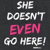 Women's Mean Girls She Doesn’t Even Go Here Quote Racerback Tank Top - 2 of 4