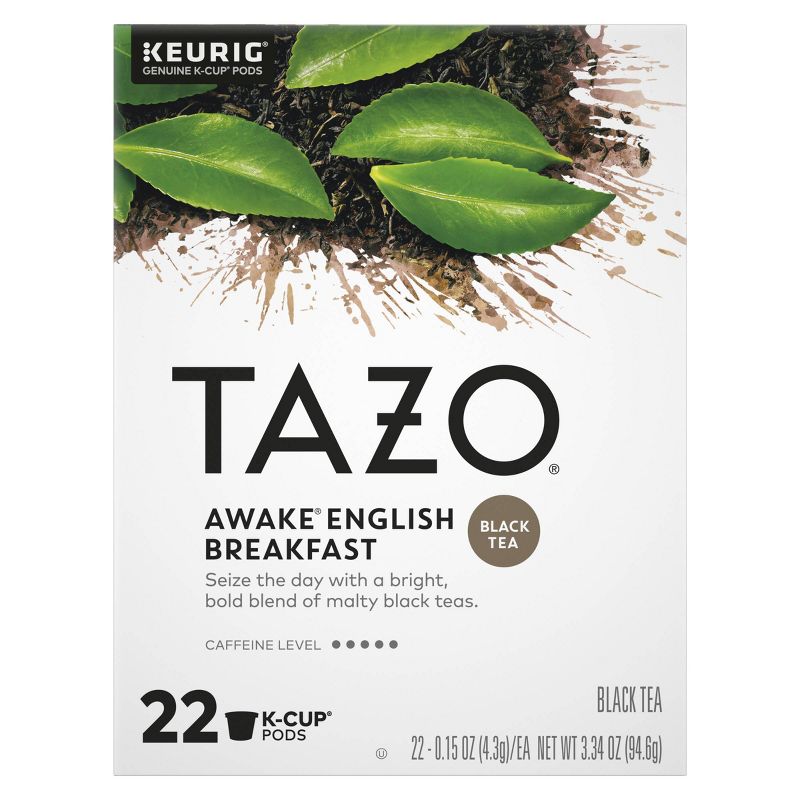 TAZO Awake Black Tea Caffeinated Keurig K-Cup Pods - 22ct, 1 of 8