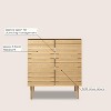 JONATHAN Y VAN1000 Aubert 20 in. W x 18 in. D x 33 in. H Thick Linear Slat Modern 2-Shelf Bath Vanity Cabinet Only (Sink Basin not Included) - 4 of 4