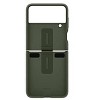 Samsung Galaxy Z Flip4 Silicone Cover with Ring (Green) US Version - 3 of 3