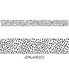 Creative Teaching Press Straight Border 3" x 144' Black Messy Dots on White (CTP10451-3) - 3 of 3