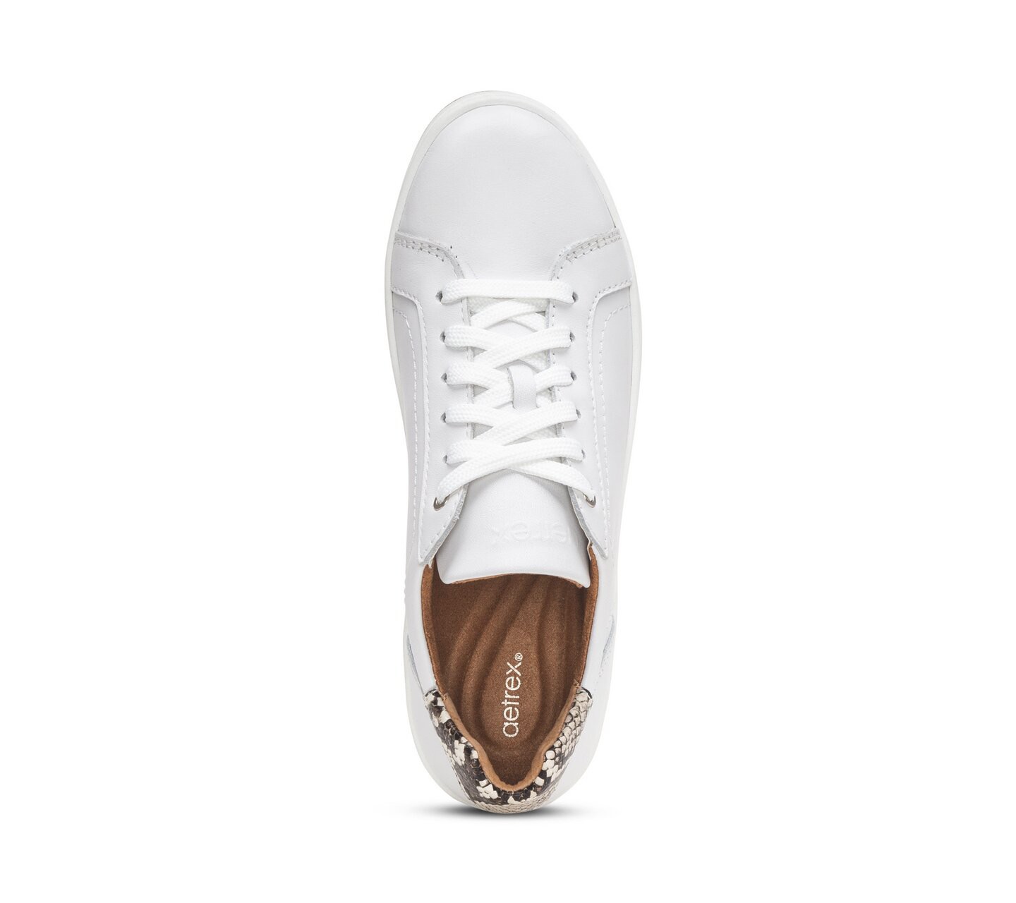 Женские кроссовки AETREX Comfort Sneakers Blake White Size 7.5-8, цвет: Белый — фото 3