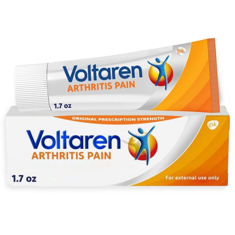 Voltaren Diclofenac Sodium Topical Arthritis Pain Relief Gel Tube, 1 of 17