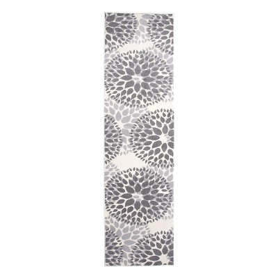 World Rug Gallery Modern Floral Circles Area Rug