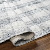 Hauteloom Nedaa Gray Plaid Area Rug - 3 of 4