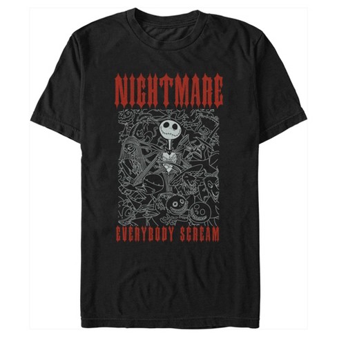 Men's The Nightmare Before Christmas Nightmare Everybody Scream T-Shirt - image 1 of 4