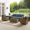 Crosley 5pc Bradenton Steel Outdoor Patio Conversation Furniture Set - 2 of 4