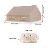 Inflatable Camping Tent, Large Inflatable Tent House with Air Pump, Quick Assembly, Waterproof Oxford Fabric Suitable for All Seasons - 2 of 4