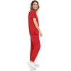 MediChic Womens 8-Pocket Scrubs Set- Mock Neck with 4-Pocket Jogger Scrub Pants - 4 of 4