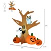 LOVSON 7.5-foot-tall Halloween inflatable decorations featuring owls, ghosts, and pumpkins, suitable for outdoor use, with a waterproof design - 3 of 4