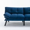 Kumasinova 70.87 Inch Leatehr 2-Seater Sofa Bed,Convertible Sofa Bed with Adjustable Arms and Backrest,Couch for Living Room,Office,Apartment - 4 of 4