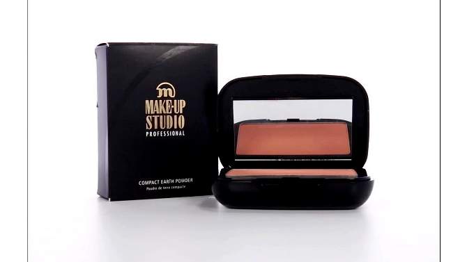Compact Earth Powder - P1 Light by Make-Up Studio for Women - 0.39 oz Powder, 2 of 8, play video