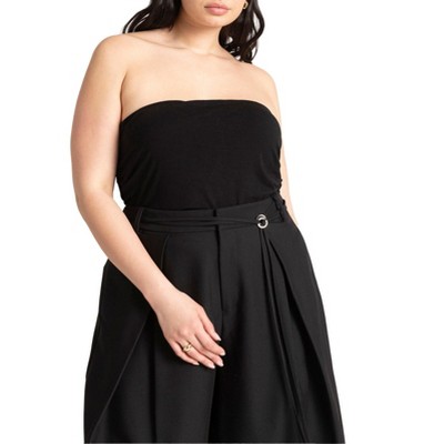 ELOQUII Women's Plus Size Longline Tube Top
