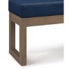 NicBex Modern Soft Cushion Small Footstool Ottoman Bench with U-Shaped Legs,Upholstered Shoe Bench for Living Room,Bedroom,Entryway - 3 of 4
