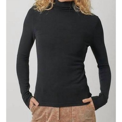 Women's Long Sleeve Turtleneck Sweater - mystree