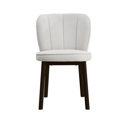 VYNXARIA 1 PC Wooden Frame Upholstered Shell Dining Chair,Modern Armless Chairs Comfor Kitchen Chairs for Living Room,Restaurant