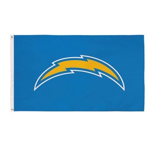 NFL Los Angeles Chargers 3 x 5 Outdoor Durable House Flag with Grommets | Sport Team Flag & Banner | Indoor Wall Decor Flag - 1 of 4