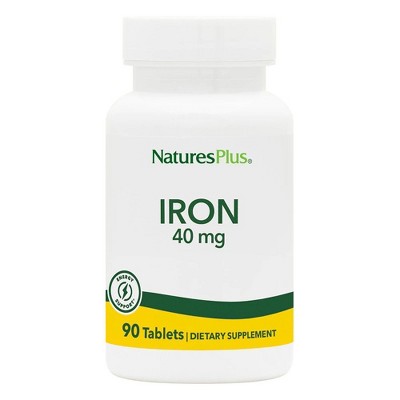 Iron 40mg by Nature's Plus  -  90 Tablet