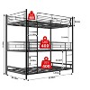 SeaCamel Heavy-Duty Triple Bunk Bed with Built-in Ladder & Full-Length Railings - Floor Safe, No Box Spring Needed, Easy Assembly - 4 of 4