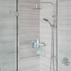 Better Living Kroma Stick N Lock Plus Combo Shower Basket