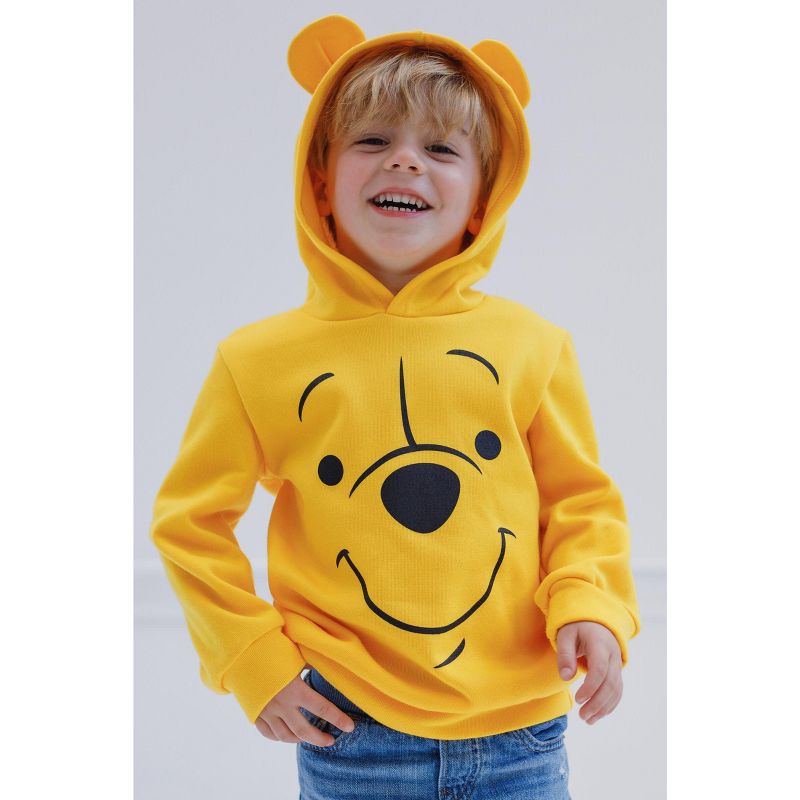 Disney Mickey Mouse Winnie the Pooh Fleece Cosplay Pullover Hoodie Toddler, 2 of 6