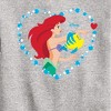 Boys' - Disney - Ariel Heart Graphic Long Sleeve Fleece Sweatshirt - image 2 of 4